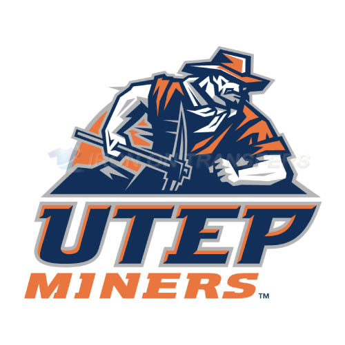 UTEP Miners Logo T-shirts Iron On Transfers N6766 - Click Image to Close